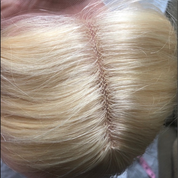 26” lace front blonde 613 T line human hair wig - Picture 15 of 15